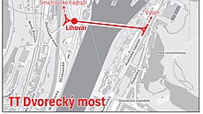 Zm�ny v MHD v souvislosti s otev�ením Dvoreckého mostu v b�eznu 2026