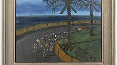 Vý�ez z obrazu Kamila Lhotáka Tour de France