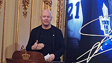 Mats Sundin p�i slavností �e�i po ud�lení Börje Salming Courage Award.