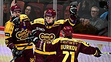 Pond�lní vypjatý zápas mezi jihlavskou Duklou a Vsetínem sledovala vyprodaná...