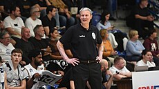 D��ín, 12. 11. 2025, BK D��ín - Sluneta Ústí nad Labem, utkání NBL. Kou� D��ína...