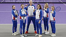 eský tým pro bará BJK Cupu ve Varadínu.