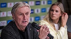 Libor Varhaník na tiskové konferenci k Czech Indoor Gala.