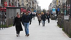 Pí zóna Pietonnier v Bruselu (13. bezna 2020)