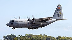 Vojenské transportní letadlo typu C-130 tureckých ozbrojených sil