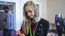 N�mecká influencerka Naomi Seibtová na konferenci Conservative Political Action...