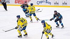 Momentka ze zápasu Zlín - Perov