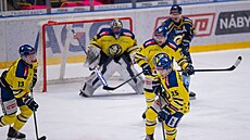 Momentka ze zápasu Zlín - Perov