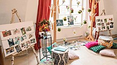 Martina Fialová má ve skladu p�es 300 druh� svatebních dekorací.