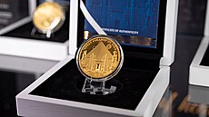 Z výstavy mince Pryamidy v Gíze