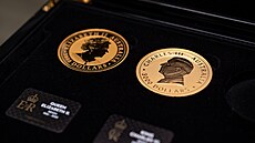 Z výstavy mince Pyramidy v Gíze