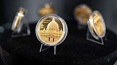 Z výstavy mince Pyramidy v Gíze