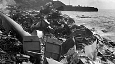 Pátrání po p�e�iv�ích v troskách letounu Boeing 727 na pob�e�í Madeiry