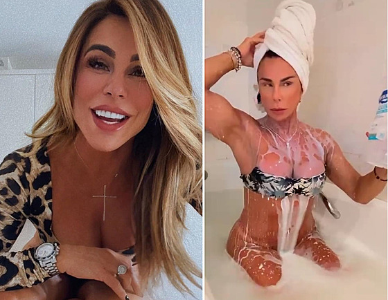 Pon�kud zvlá�tní koupele si modelka a trenérka Andrea Sunshine dop�ává naprosto...