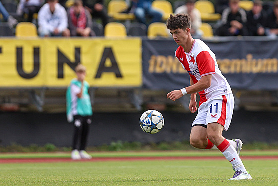 Slávista Petr Potm�il v zápase proti Bodö/Glimt.