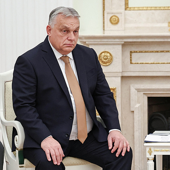 Ma�arský premiér Viktor Orbán dorazil do Moskvy na sch�zku s ruským prezidentem...