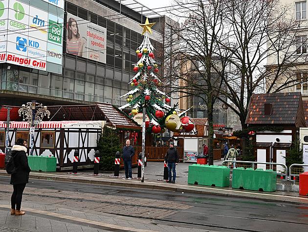 Německá policie zadržela mladíka, který podle ní plánoval útok v Magdeburku