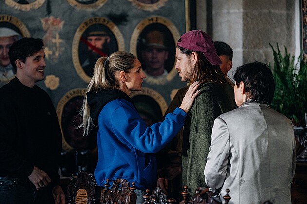 Zleva �estm�r, Mia, Marcell a Kate�ina v show Zr�dci 2