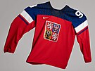 Dresy �eských hokejist� pro olympijské hry v Milán�.
