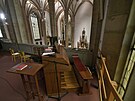 Interi�r kostela Nanebevzet� Panny Marie v �st� nad Labem. (listopad 2025)