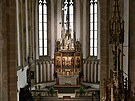 Interiér kostela Nanebevzetí Panny Marie v Ústí nad Labem. (listopad 2025)