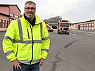 Martin Vo�ick�, provozn� technik ze St�ediska spr�vy a �dr�by d�lnic (SS�D) v...