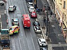 Z�sah jednotek IZS u �niku plynu v ulici Jarom�rova v pra�sk�ch Nusl�ch (27....