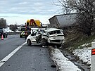 Dopravn� nehoda na d�lnici D6 (27. listopadu 2025)