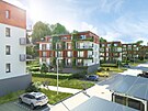 Spole�nost Byty Jablonec stav� komplex Park Podles� s p�ibli�n� 130 byty mezi...