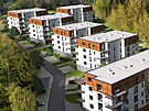 Spole�nost Byty Jablonec stav� komplex Park Podles� s p�ibli�n� 130 byty mezi...