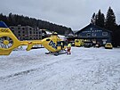 Horsk� slu�ba Krkono�e zachra�ovala n�meckou turistku, kter� se pokusila o...