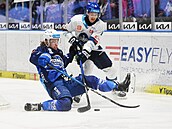 Vlevo Filip Král z Komety, vpravo Jakub Konený z Kladna.