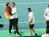 Nmetí tenisté slaví postup do semifinále Davis Cupu.