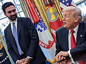 Americký prezident Donald Trump se v Bílém dom setkal se zvoleným newyorským...
