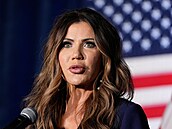 Ministryn� vnit�ní bezpe�nosti USA Kristi Noemová (6. listopadu 2025)