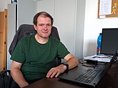 David Hájek, vedoucí dluhové poradny Nadje ve ttí na Litomicku.