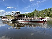 Historický kolesový parník, na kterém si budou moci lidé uít adventní plavby.