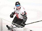 Sparan Kousal se raduje z gólu do sít Pardubic.