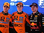 Oscar Piastri z McLarenu bude v nedli na velké cen Kataru startovat z prvního...