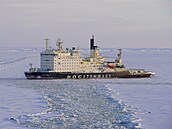 Ruský atomový ledoborec Vajga