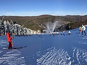 Lyaský areál ve Stupav na Uherskohradisku. (28.11.2025)