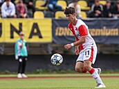 Slávista Petr Potm�il v zápase proti Bodö/Glimt.