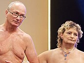 Jana a Karel v poadu Naked Attraction.