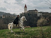 Vojtch Kotek jako hradní pán ped Kivoklátem v show Zrádci 2