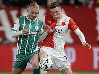 Slávista Luká� Provod (vpravo) a Václav Drchal z Bohemians