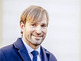 Adam Vojt�ch (ANO), na tiskové konferenci po jednání s prezidentem Petrem...