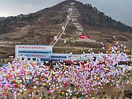 Slavnostní otev�ení nové elektrárny v severokorejské provincii Kangwon. (21....