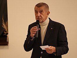 �éf hnutí ANO a pravd�podobný p�í�tí premiér Andrej Babi� na setkání se svými...