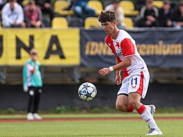 Slávista Petr Potm�il v zápase proti Bodö/Glimt.