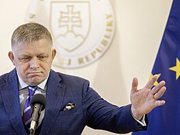 Slovenský premiér Robert Fico (19. listopadu 2025)